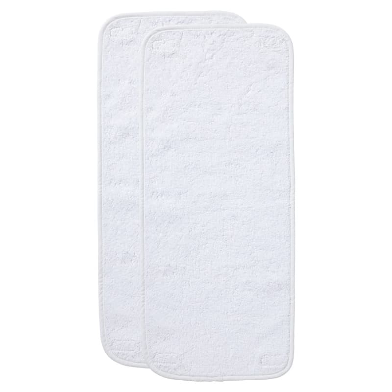 Lot 2 Serviettes pour Matelas a Langer, blanche babycalin blanche 28x60cm 2022