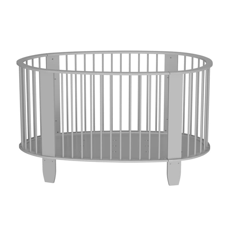 Lit 70x140 Gris Clair avec Matelas et Housses — vue 1 sur 3