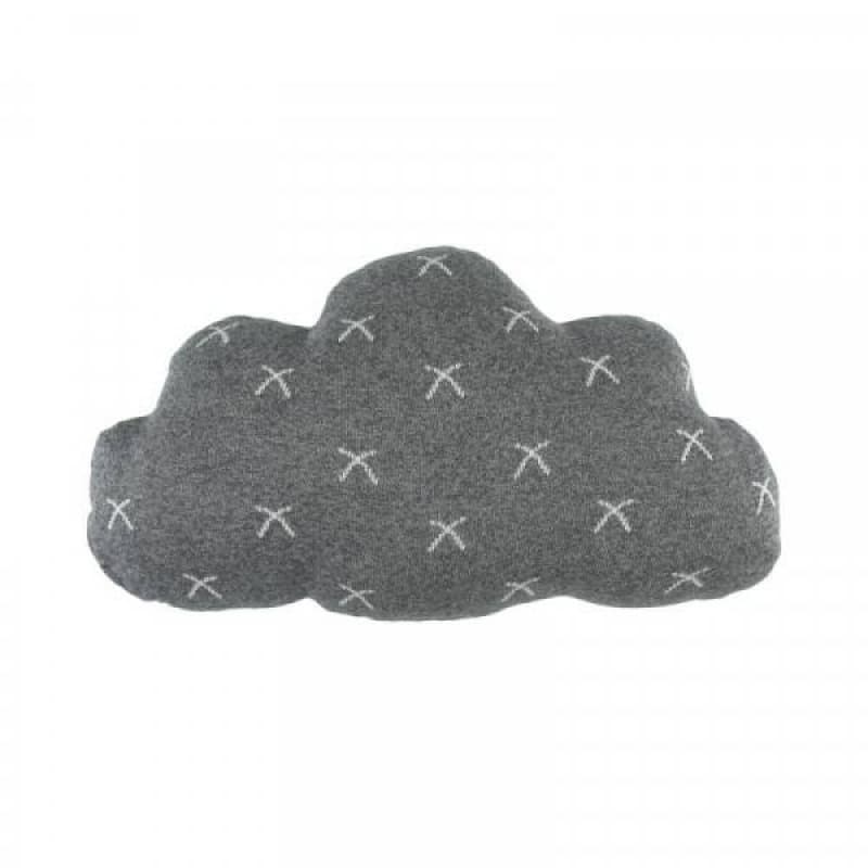 G&s Coussin Nuage - Jacquard Bio, grisfonce permanent