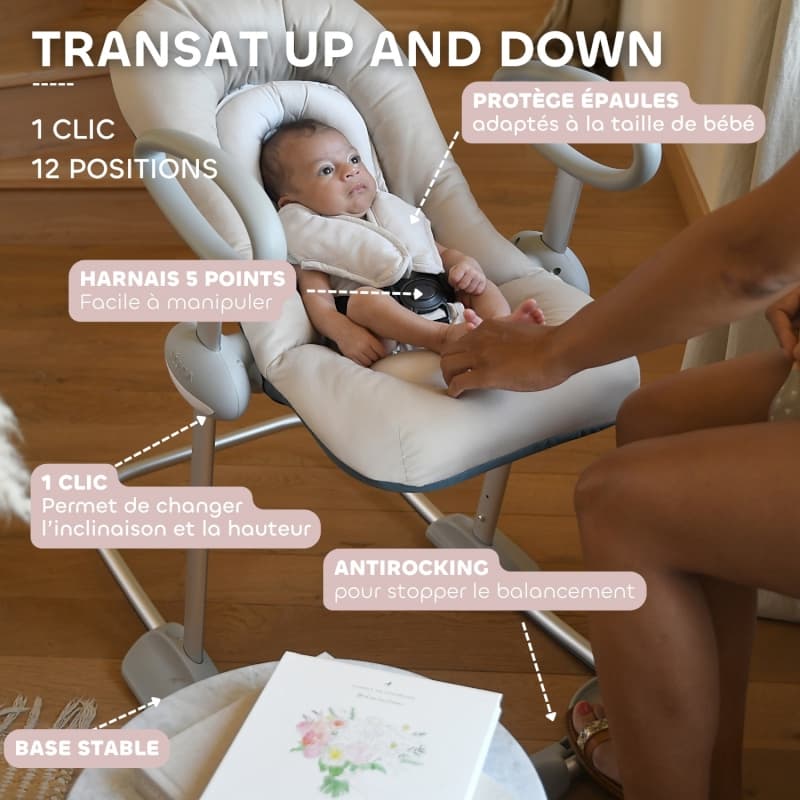 Transat Up & Down V4, argile beaba — vue 5 sur 6