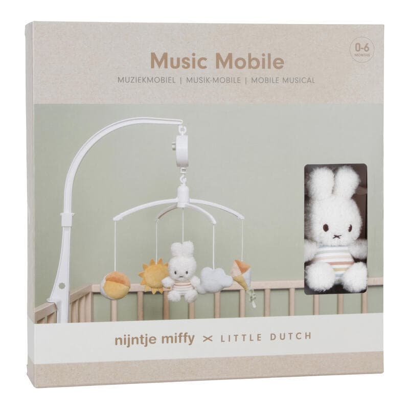 Mobile Musicale Vintage Sunny Stripes, multicolore 0m+ miffy little dutch 05-24