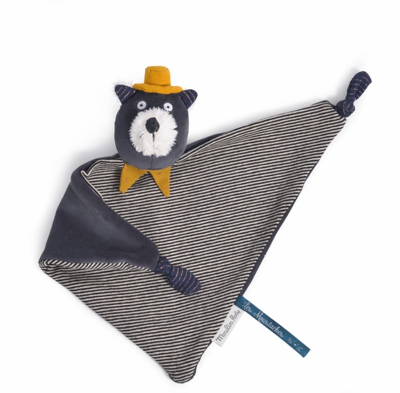 Doudou Chat Gris Alphonse les Moustaches, les moustaches 2021 — vue 2 sur 3