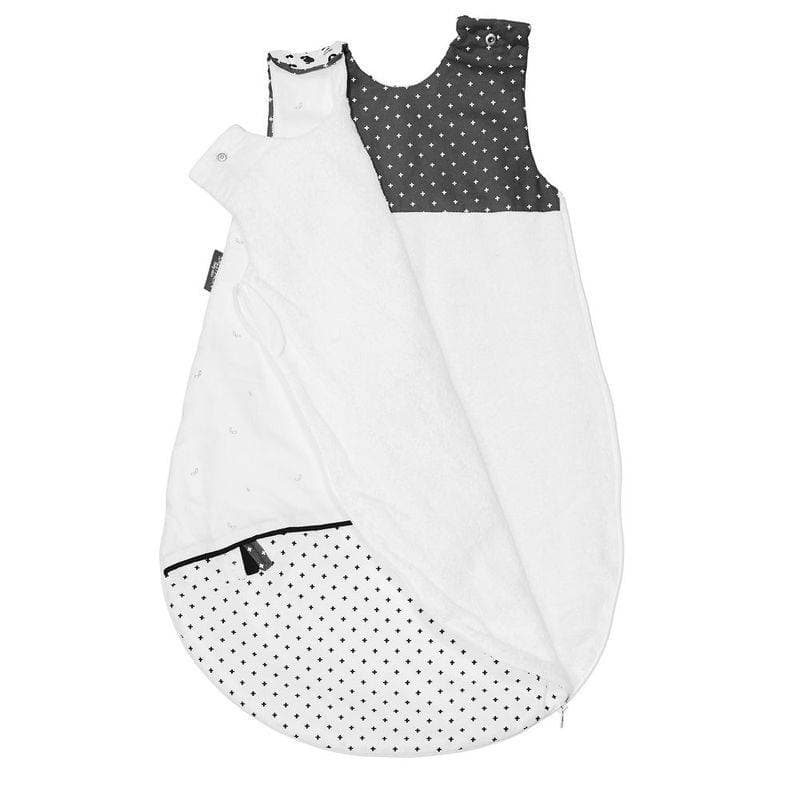 Gigoteuse Ouatinee 0-6 Mois Chao Chao, chao chao sauthon baby deco blanc - gris fonce - n — vue 1 sur 3