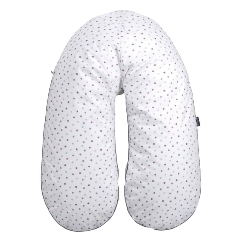 Coussin de Maternite Polyester Coton Blanc/etoiles