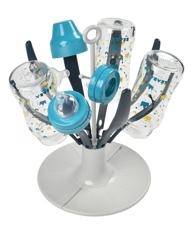 Egoutte Biberon Pliable Flower Blue, beaba beaba — vue 1 sur 4