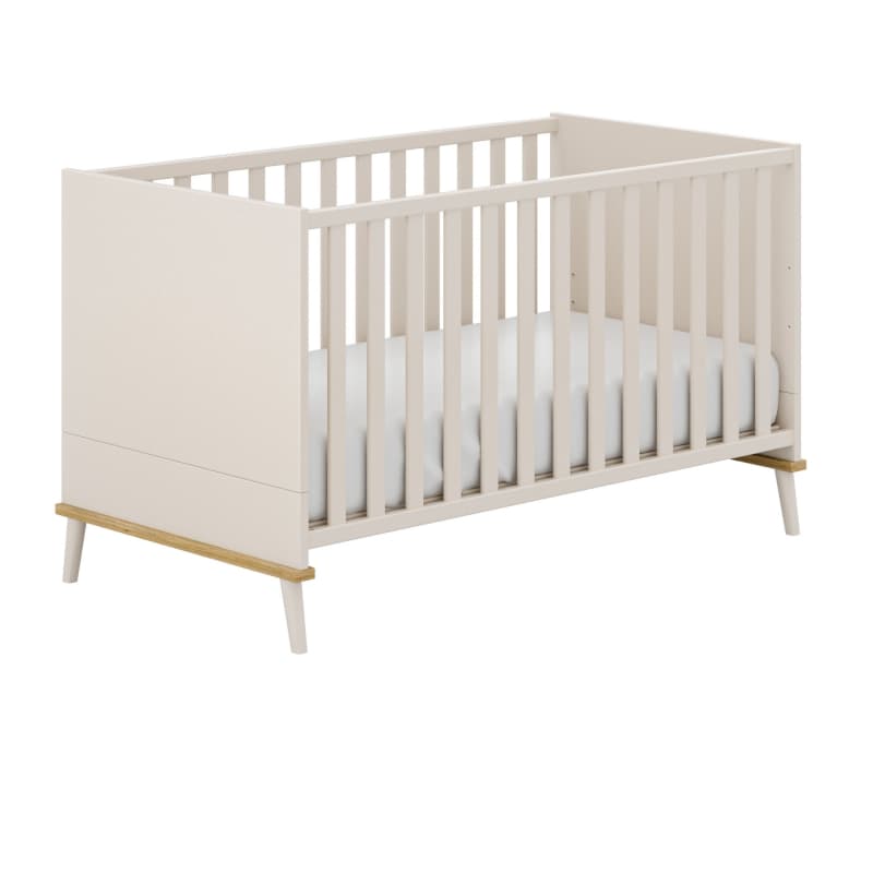 Hazel Lit d'Enfant 70 X 140, cashmere beige / chêne montan transland
