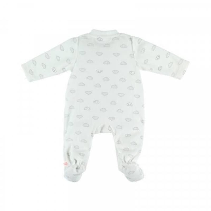 Pyjama en Velours Timeless 6 Mois, ecru 6m permanent — vue 3 sur 3