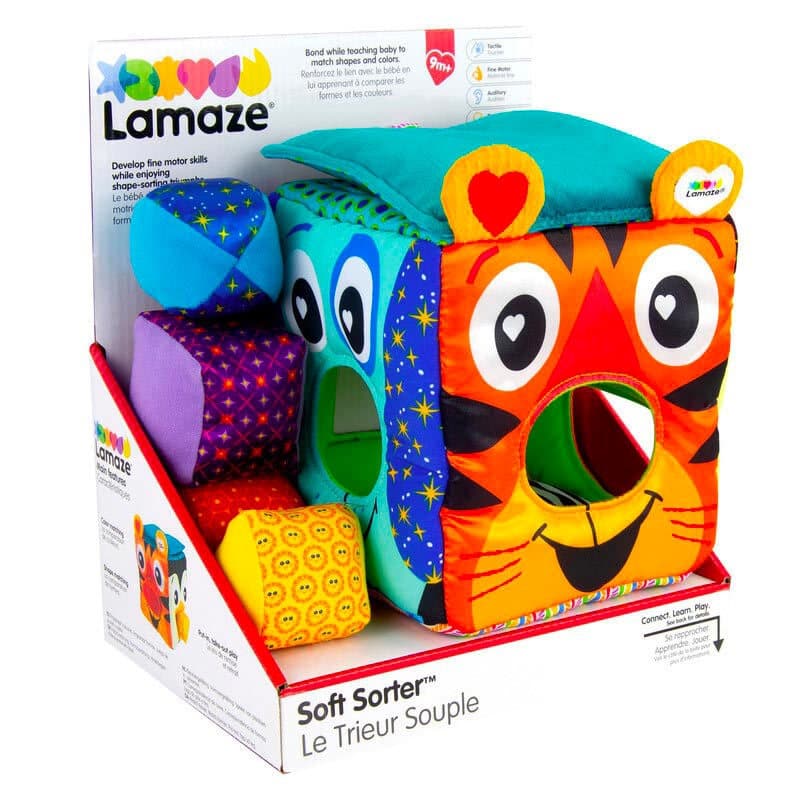 Boite a Formes en Tissu - Animaux, lamaze — vue 3 sur 3