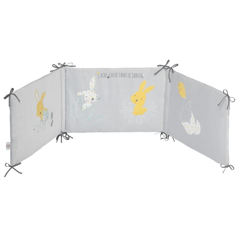 Tour de Lit Adaptable, lapin cache cache babycalin — vue 2 sur 3