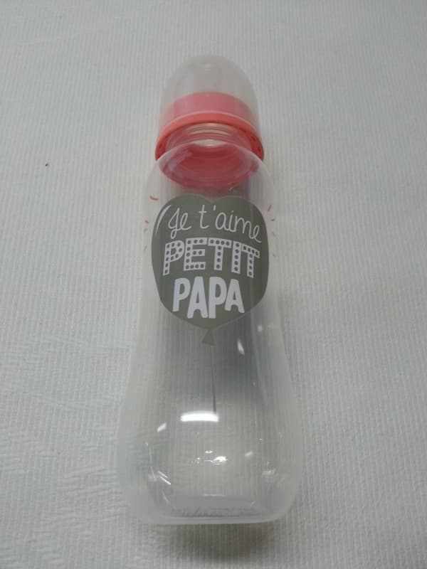 Lot de 3 Biberons - 250ml, 250 ml je t'aime petite maman e-18 je t'aime petite maman op fetes des meres & — vue 3 sur 3