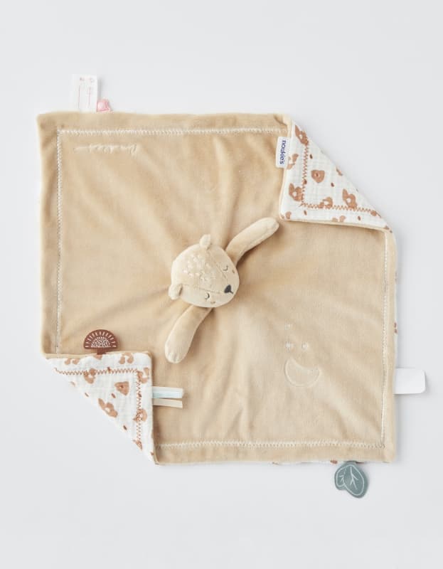 B&k Ken Doudou Jour Nuit Veloudoux, b&k beige 32x13x10 — vue 3 sur 5