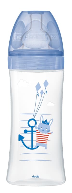 Biberon Sensation+ Anti-colique 330ml Mer +6 Mois Tetine Plate Debit 3