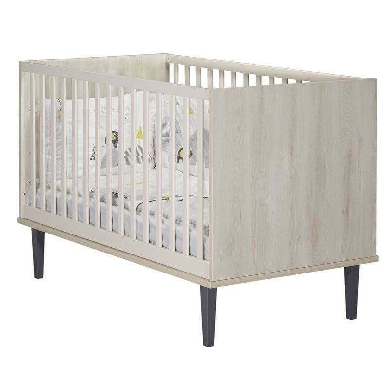 Little Big Bed 140x70 Opaline Gris, opaline sauthon selection hetre cendre - beige fic — vue 1 sur 2
