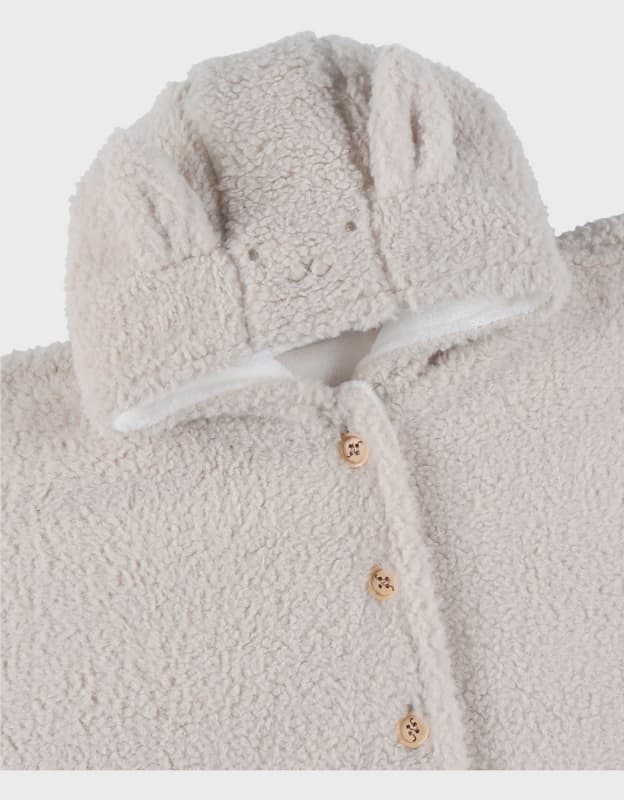 Groloudoux Poncho, beige 18 beige noukie's 25/06 — vue 3 sur 6