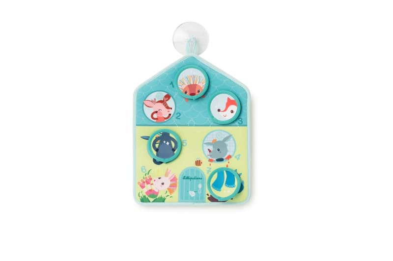 Panneau de Bain Je Me Lave, bain lilliputiens vert/bleu 21,5 x 0,4 x 33 collection 2024 p/e — vue 4 sur 5