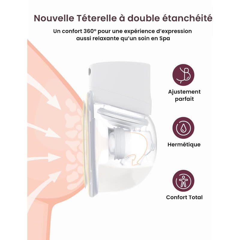 Tire Lait Double S12 Pro, blanc momcozy — vue 2 sur 3