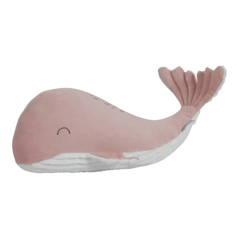 Peluche Grande Baleine Ocean Pink, little dutch pink 13,5 x 18 x little dutch pink 13,5 x 18 x 35 cm — vue 3 sur 3