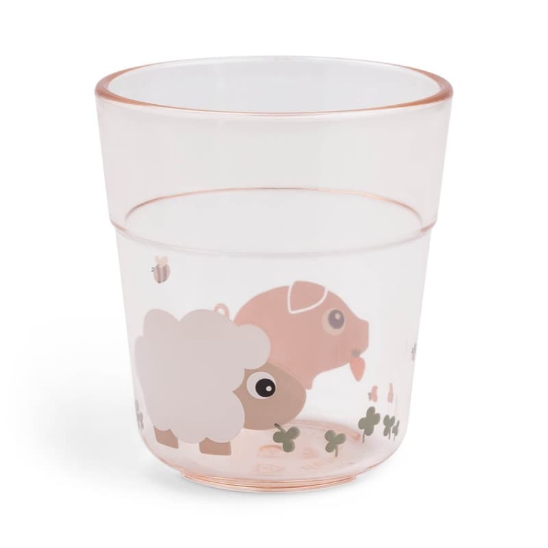 Verre, rose tiny farm done by deer 24/12 — vue 2 sur 4