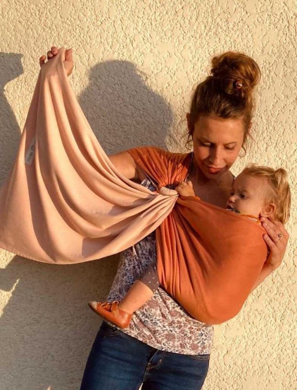 La Petite Echarpe sans Noeud, love radius nude / caramel — vue 2 sur 3