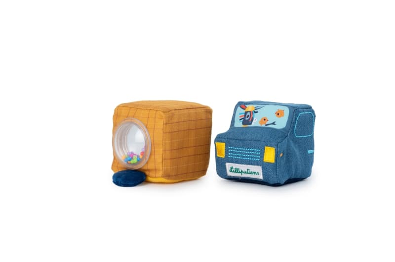Camion Toupie a Tirer, j'explore lilliputiens bleu 16,5 x 10,2 x 10 collection 2024 p/e — vue 3 sur 5