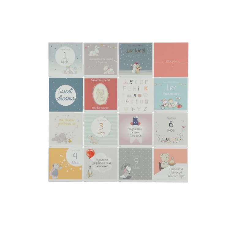 M&m17 Cartes Photos Souvenirs Bebe Fr, mix & match noukies marron permanent — vue 1 sur 3