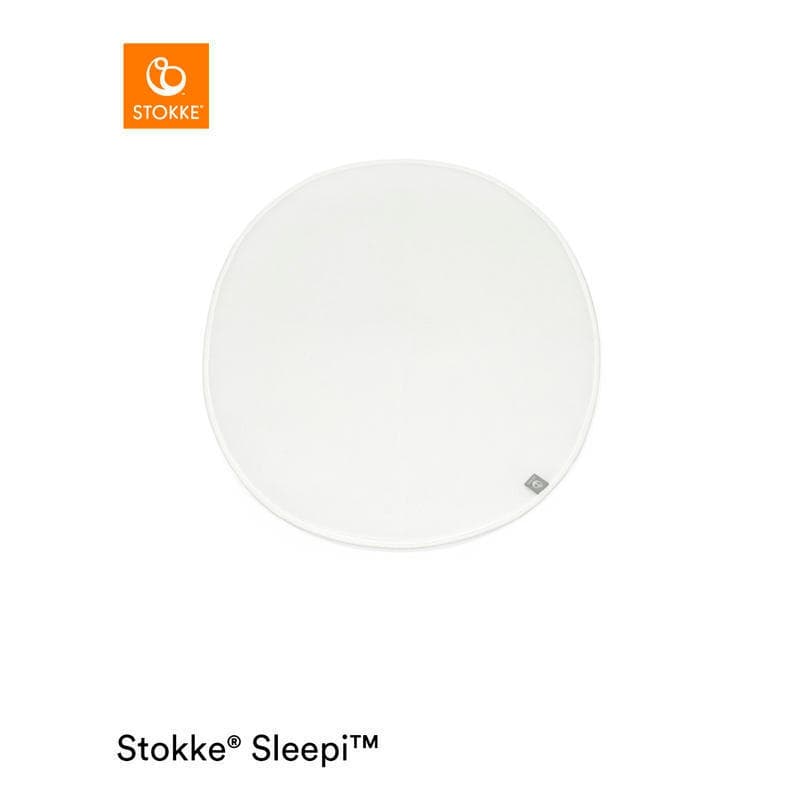 Sleepi Mini Protection Sheet V3, white stokke 2023 — vue 1 sur 2