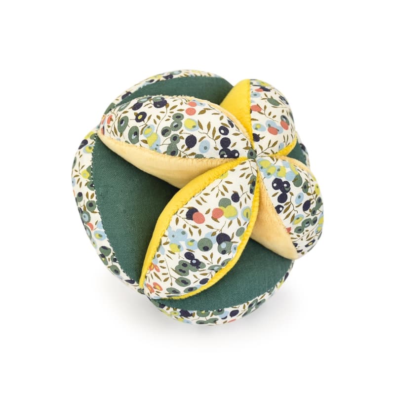 Boh'aime - Balles Sensorielles Lion, jaune 15cm doudou sensoriel doudou et compagnie a-24 h-24