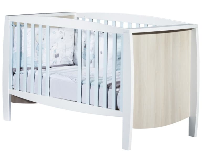 Tiroir Lit Bebe Elodie Blanc, elodie blanc sauthon signature blanc dimensions in — vue 2 sur 3