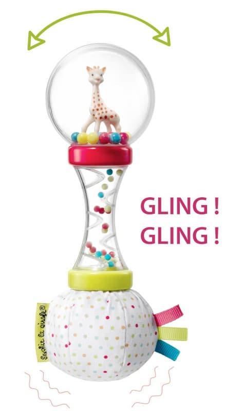 Hochet Soft Maracas Sophie la Girafe, fresh touch sophie la girafe per — vue 2 sur 3