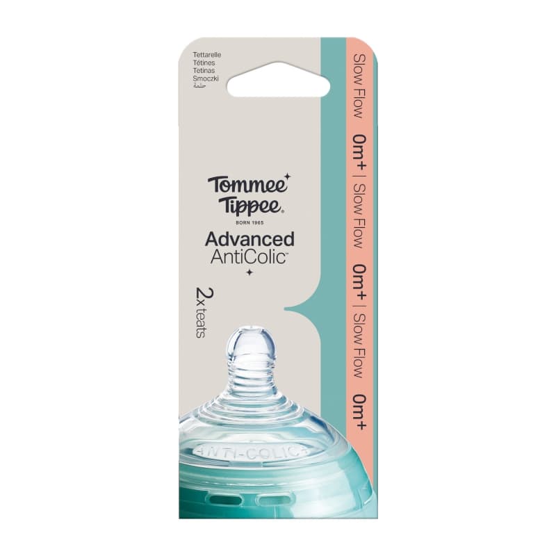 Tetines Aac Debit Lent X2, clear 0m tommee tippee 25/11 — vue 2 sur 8