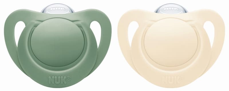 Sucettes Silicone X2, eucalyptus 18-36m nuk for nature nuk