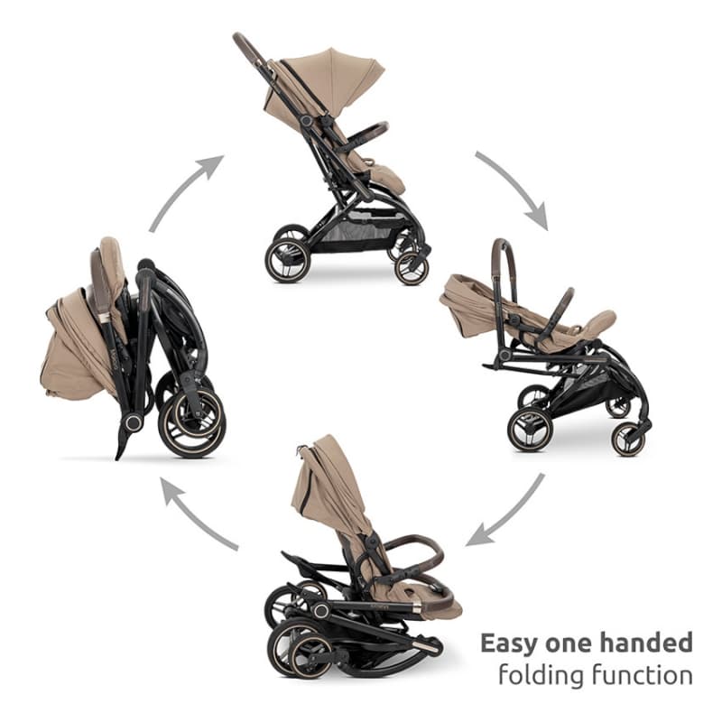 Poussette Compacte Makaya Rotative 360â°, lorelli — vue 6 sur 7