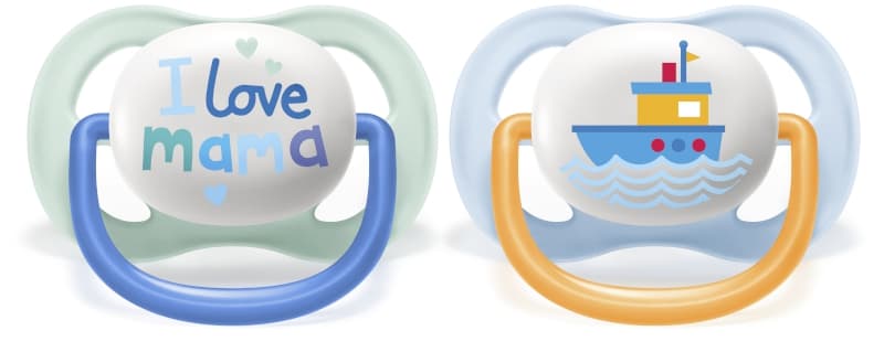 Scf080/01 Sucettes Air 0-6 Boy Love, philips avent 5 x 10,8 x 12,6 — vue 2 sur 3
