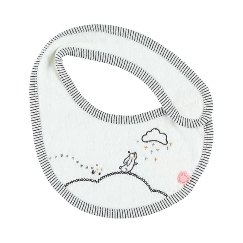 Mini Bavoir Timeless, ecru permanent