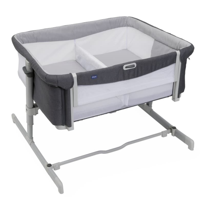 Berceau Cododo Next2me Twins, chicco magnet grey 60,5x29x103,5 — vue 1 sur 5