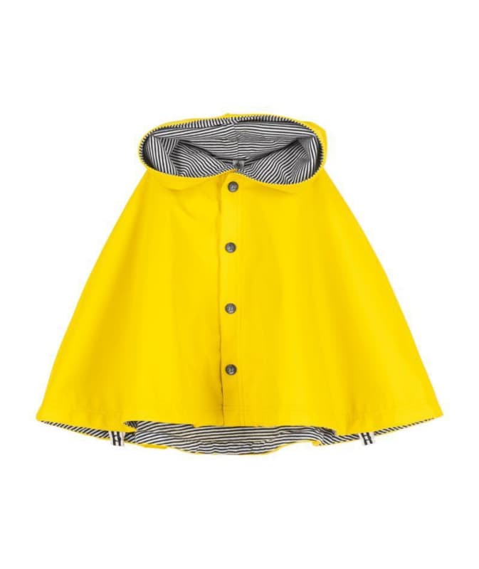 Cape de Pluie, jaune taille unique petit bateau p-25 e-25