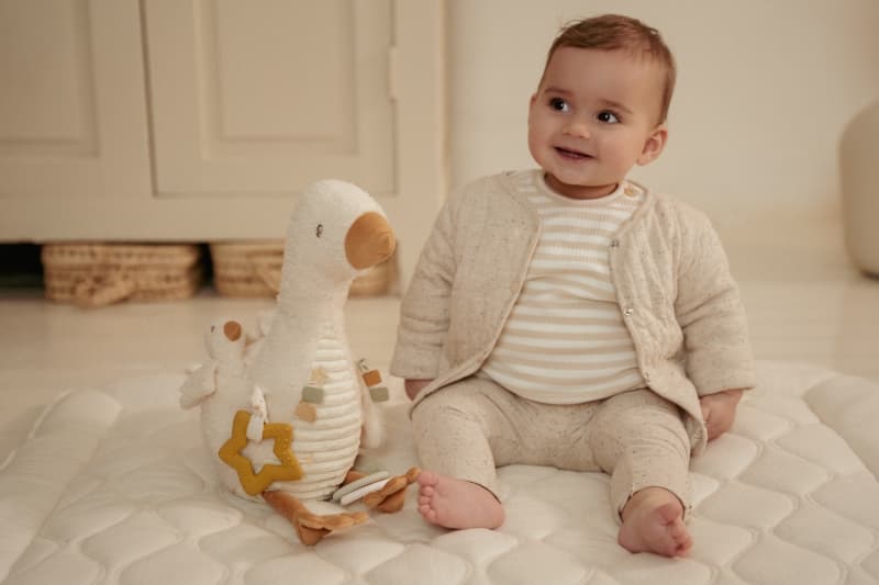 Peluche d'Activites Oie, newborn natural little dutch 25/04 — vue 6 sur 6