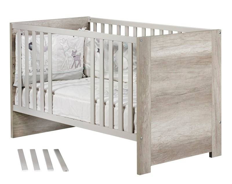 Little Big Bed Emmy, emmy sauthon signature beige cendre/decor chene co — vue 5 sur 5
