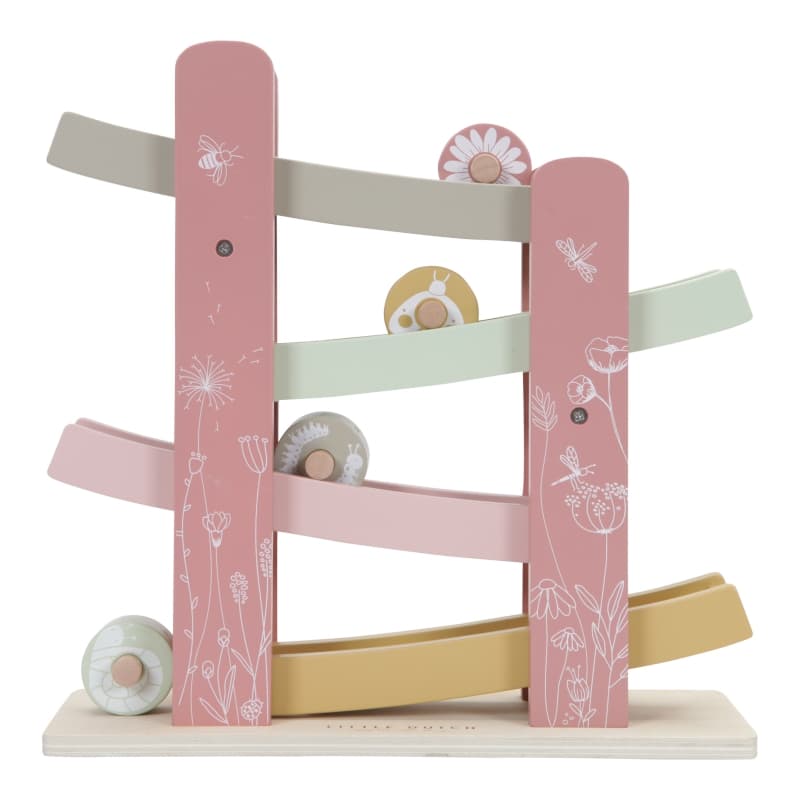Ld Circuit en Bois - Pink Flowers, little dutch — vue 2 sur 2
