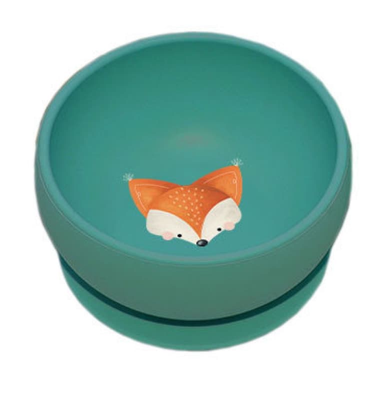 Bol Silicone Lfgb Crunchy The Fox, 6m+ sassi