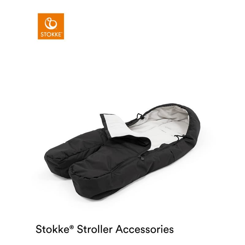 Xplory X Foot Muff Rich Black, stokke rich black — vue 2 sur 3