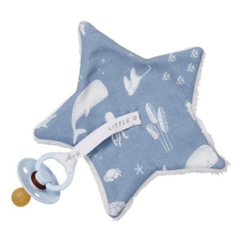 Attache-sucette Ocean Blue, little dutch blue 15x15 little dutch blue 15x15
