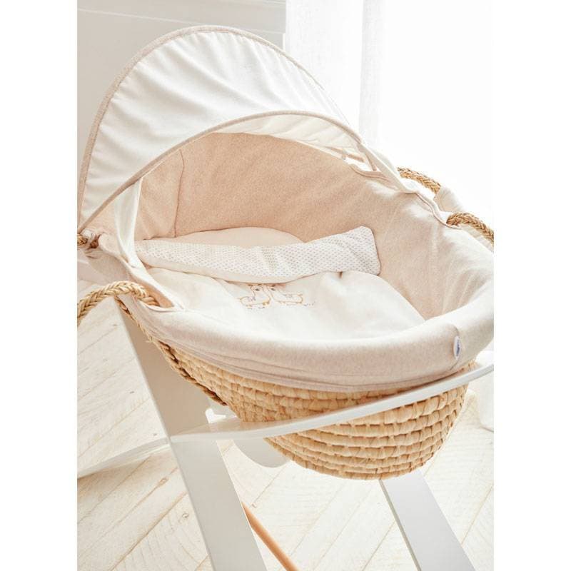 Couffin en Veloudoux® Moris Sacha, beige permanent — vue 4 sur 4