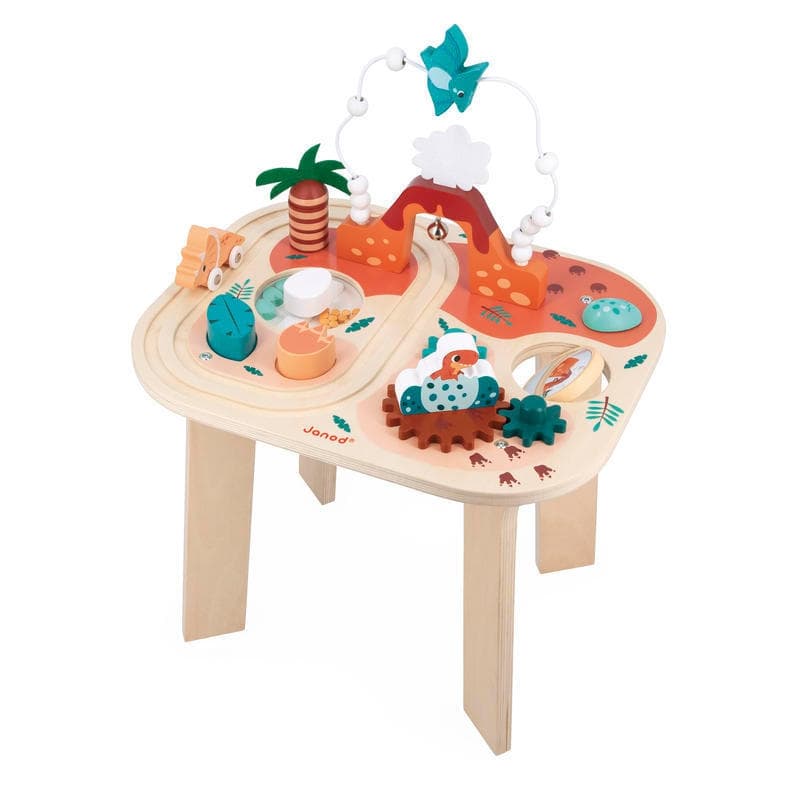 Dino - Table d'Activites Dino, jouets d'eveil janod multicolore p-23 e-23 — vue 1 sur 5