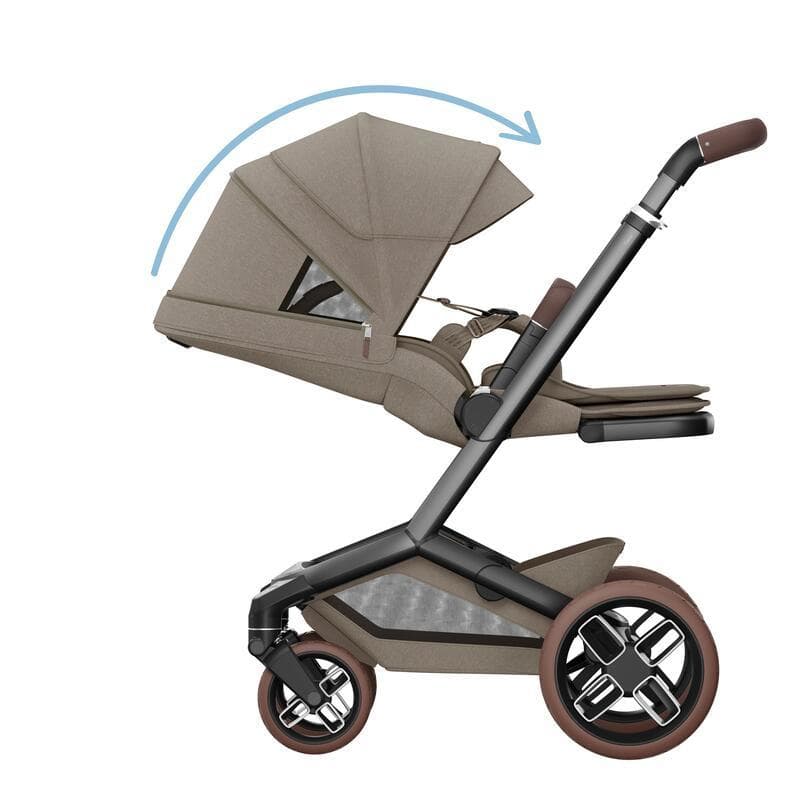 Poussette Fame, twillic truffle maxi cosi 24/09 — vue 4 sur 4